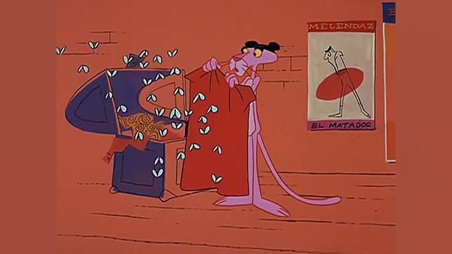 کارتون پلنگ صورتی پهلوان