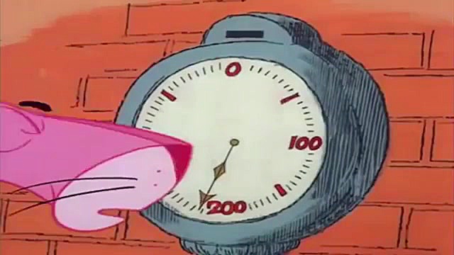 کارتون پلنگ صورتی