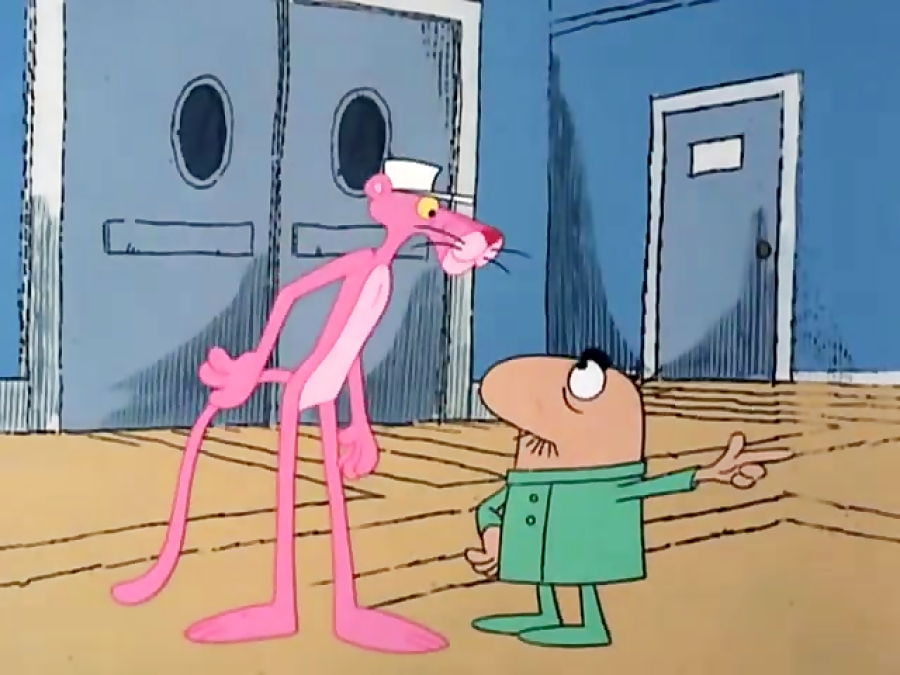 کارتون پلنگ صورتی دکتر صورتی