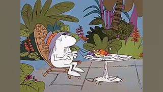 کارتون پلنگ صورتی گارسون