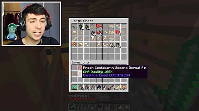 حمله به دایناسور های ماین کراف...