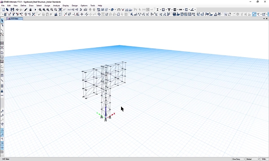 2.2. Assigning the Section properties to all the members