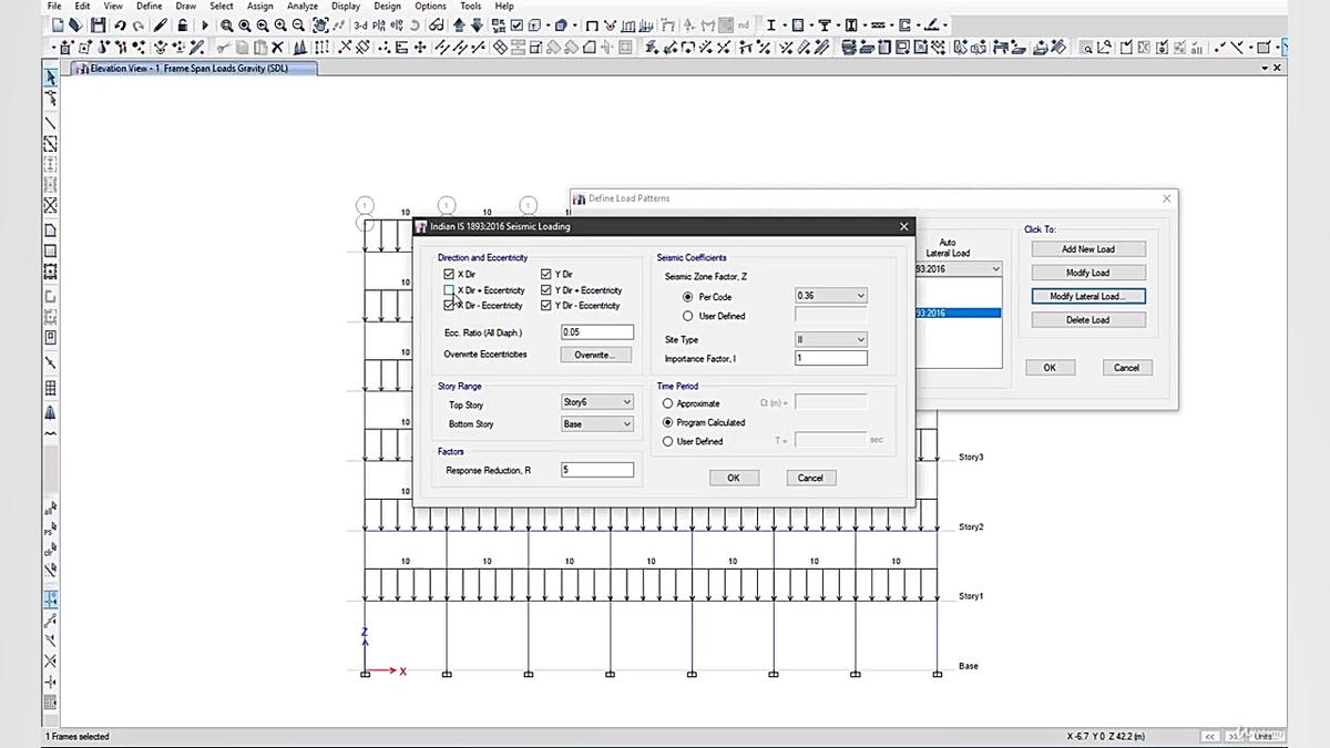 5.3. Define Loads Patterns and...