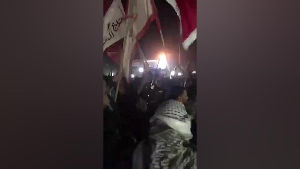 شعار مردم استان ذی قار علیه آم...