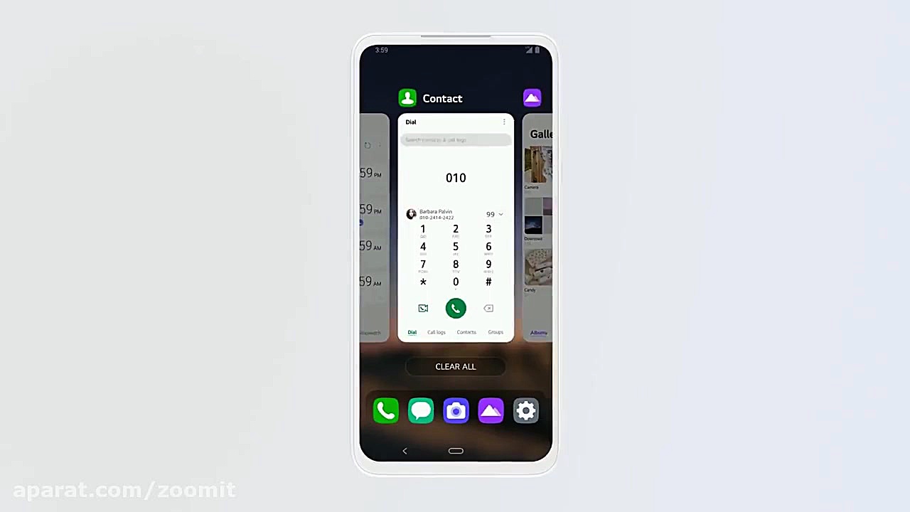 رابط کاربری UX 9.0 ال جی