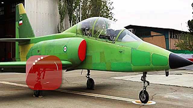 آزمایش اجکت صندلی جنگنده ایران...