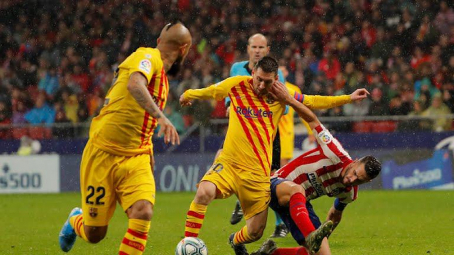 عملکرد لیونل مسی مقابل اتلتیکو...