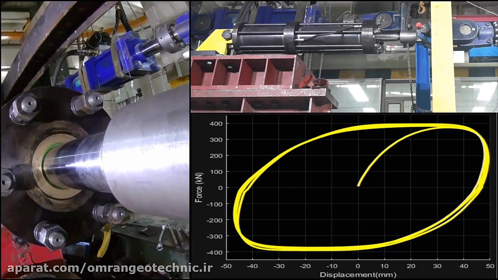 فیلم تست میراگر ویسکوز خطی ایر...