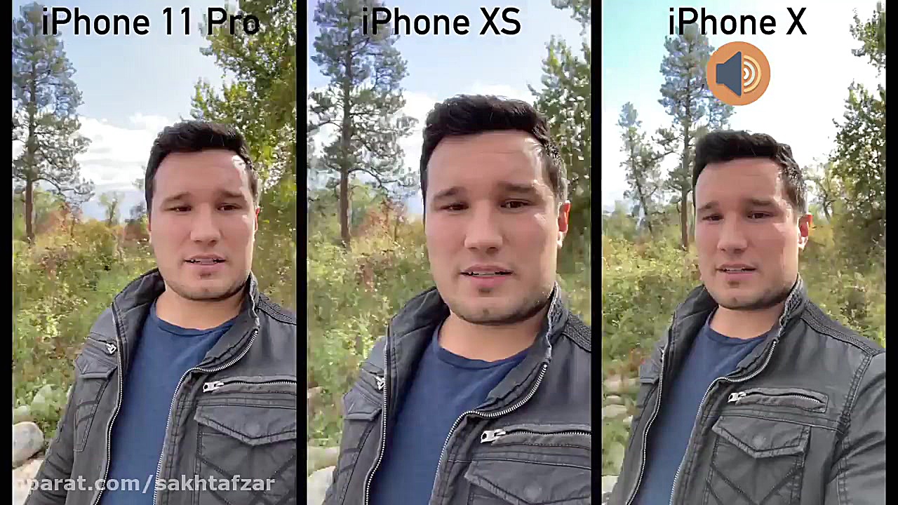 مقایسه دوربین آیفون X در کنار...