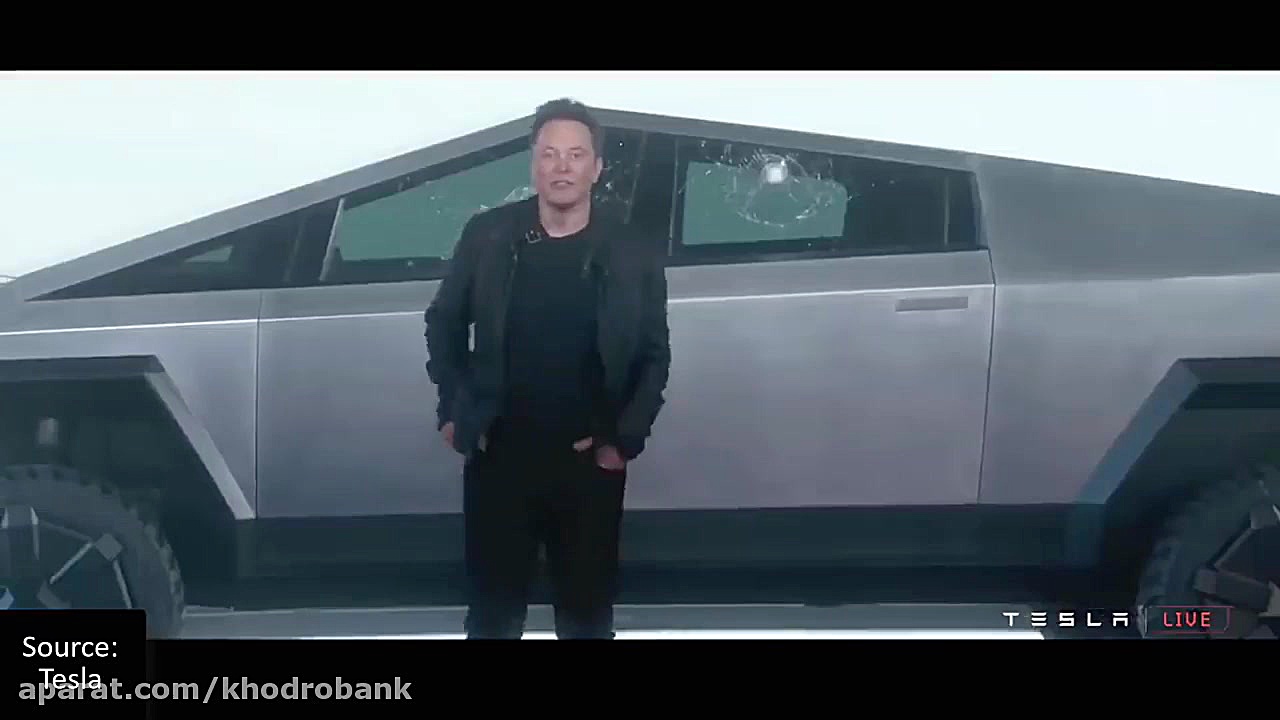 تسلا سایبرتراک را در حال شکست...