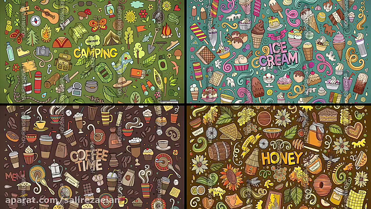 استیکرهای متنوع هورجین