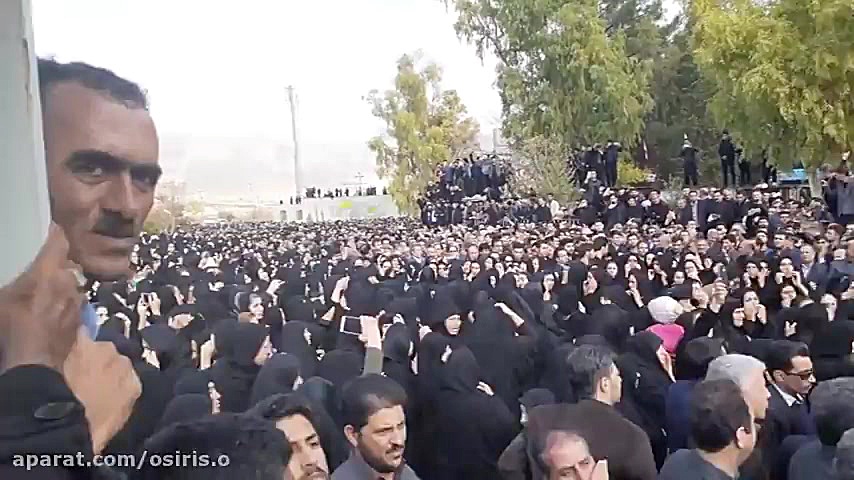 مراسم خاکسپاری شیرزادخان شیرزا...