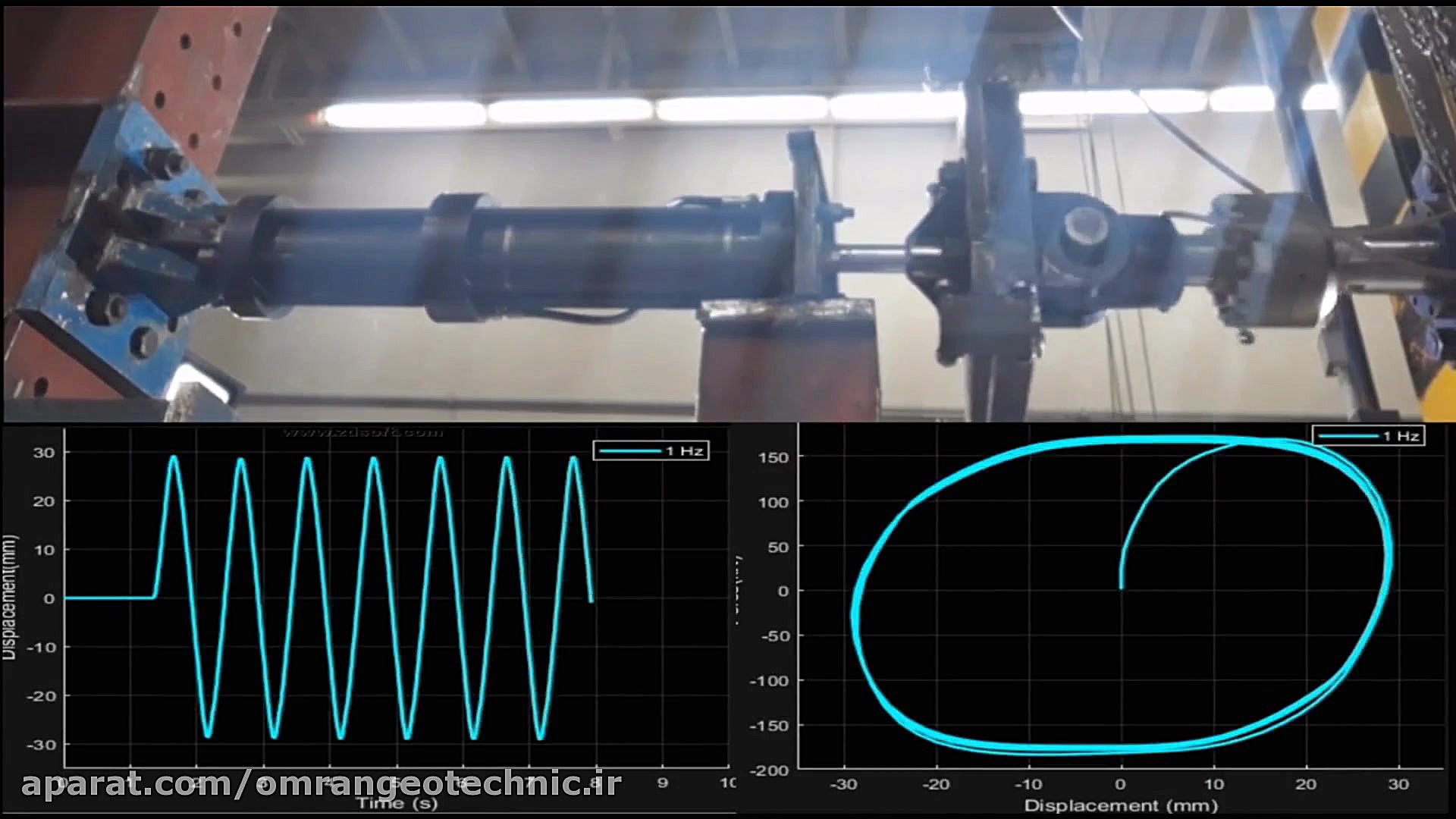 فیلم آزمایش میراگر ویسکوز غیرخ...