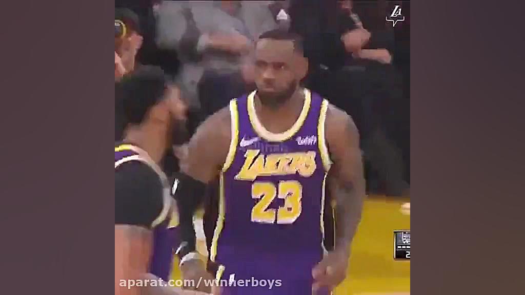 دانک فوق العاده پادشاه بسکتبال