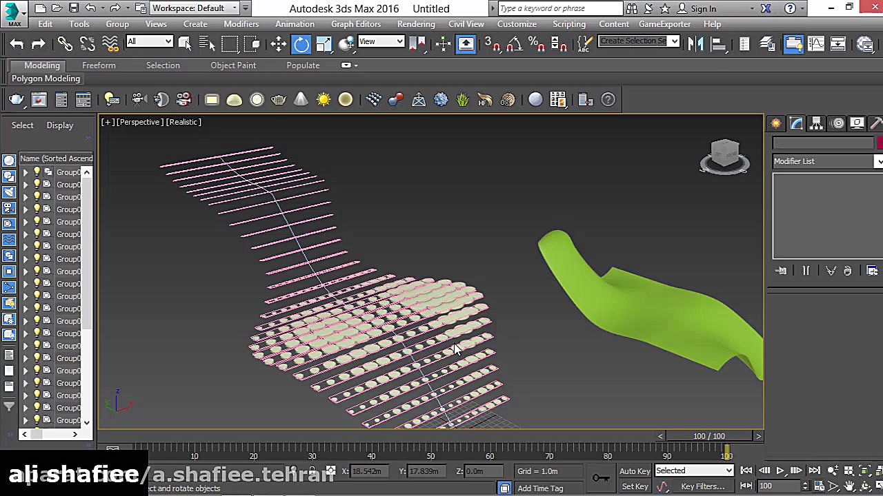 آموزش ابزار snapshot در 3Ds Ma...