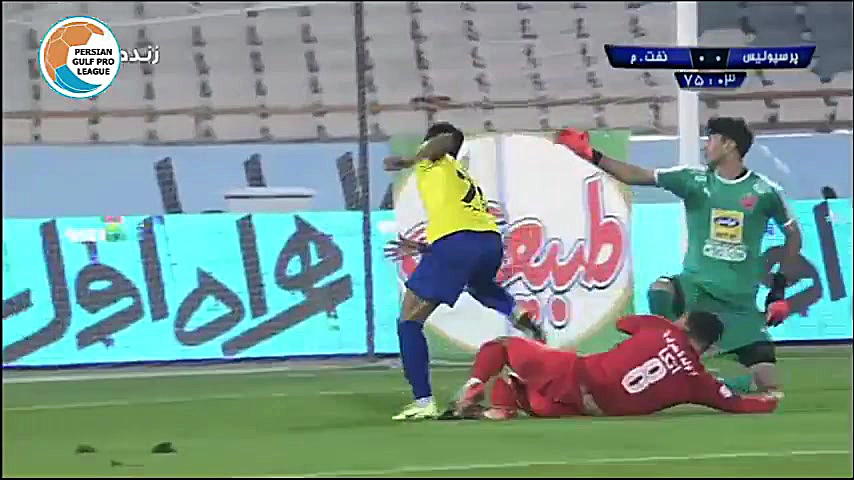 خلاصه بازی پرسپولیس 0 1 نفت مس...