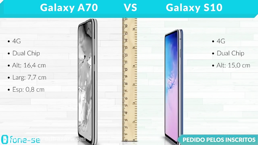 مقایسه گلکسی S10 با A70 سامسون...