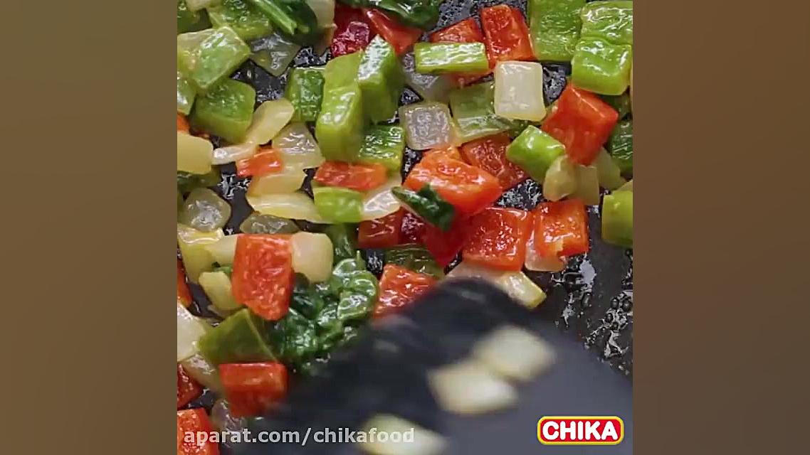 دستور آسان آشپزی:املت سفیده تخ...