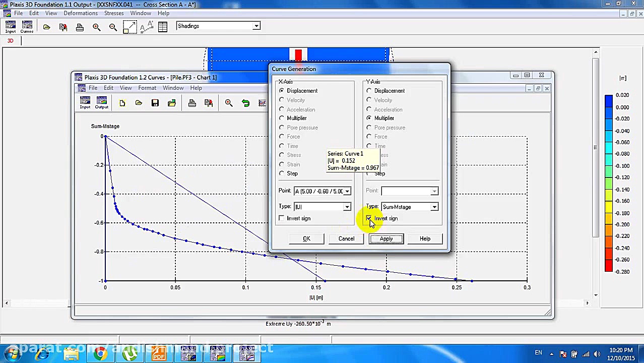 مدل سازی شمع در plaxis