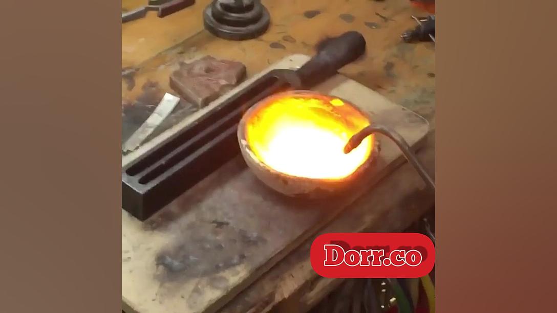 طلای ابشده و ذوب طلا چطوری انج...