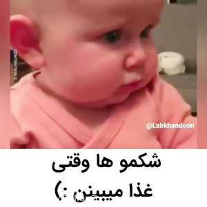 شکموها وقتی غذا میبینن :)))