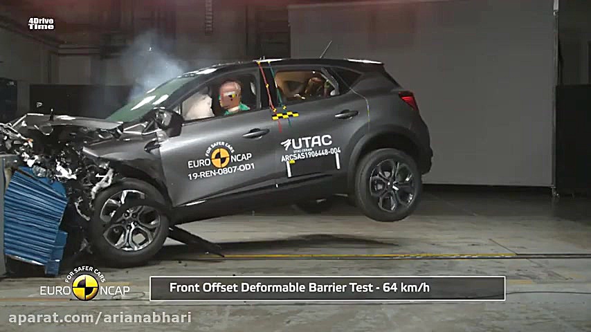 تست تصادف رنو کپچر 2020