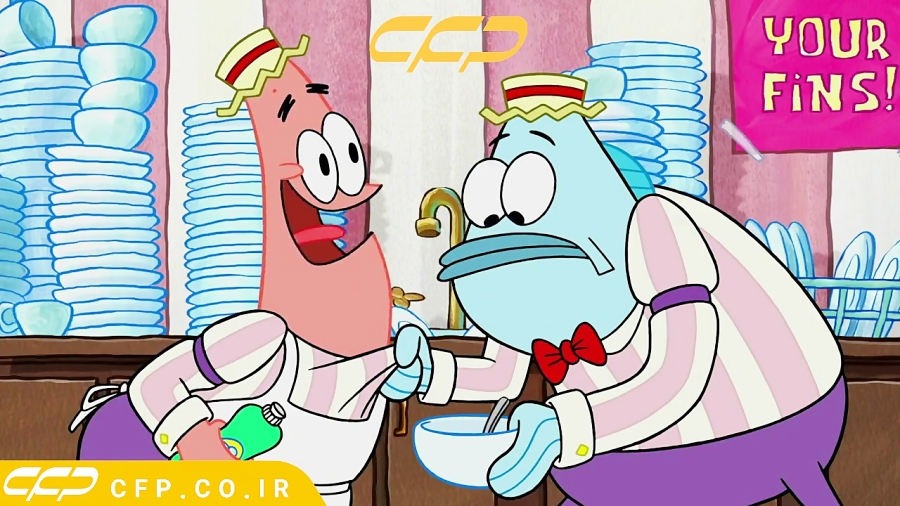 کارتون باب اسفنجی: پاتریک در ب...