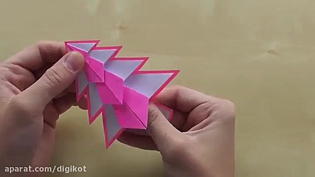 ساخت کارت تبریک 3 بعدی کاغذی ب...