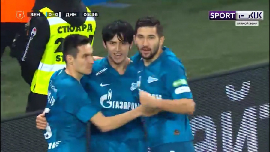 گل سردار آزمون؛ زنیت  دینامو م...