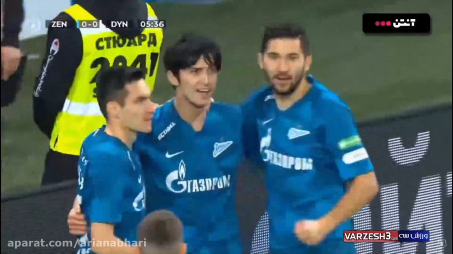 خلاصه بازی زنیت  دینامو مسکو (...