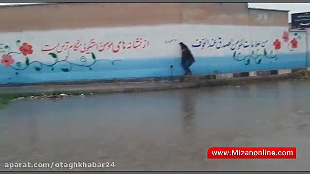 آبگرفتگی معابر اهواز امروز ۱۶...