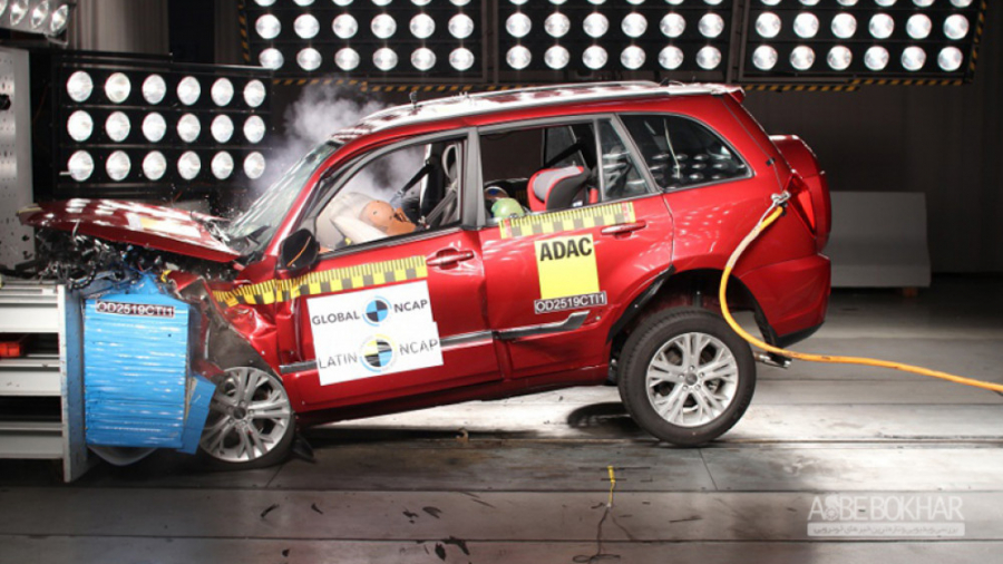 تست تصادف ام وی ام X33s