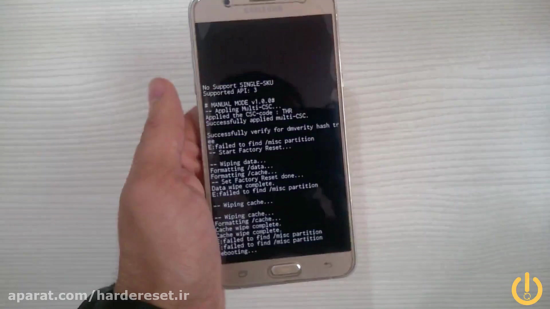 هارد ریست و ریست فکتوری گوشی س...