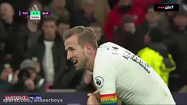 خلاصه بازی تاتنهام 5 0 برنلی