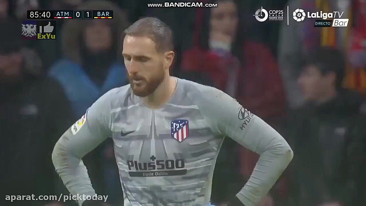 گل زیبای مسی به اتلتیکو مادرید