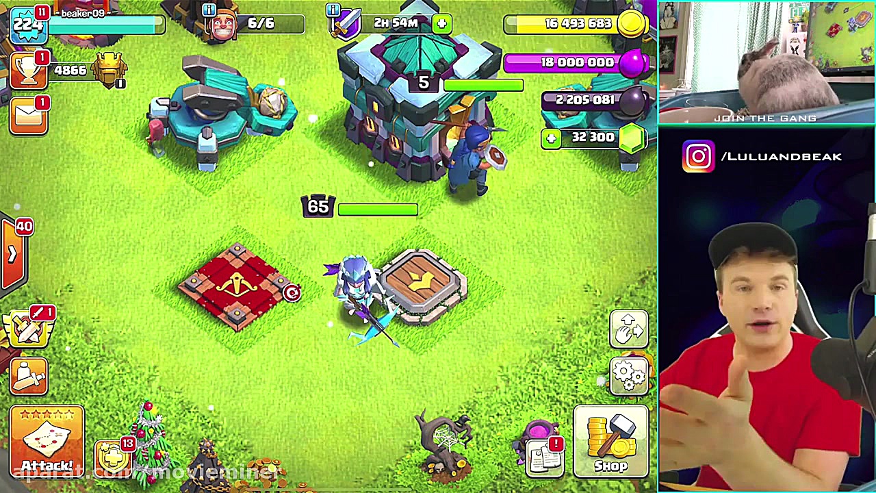 آپدیت کلش آف کلنز به تاون هال...