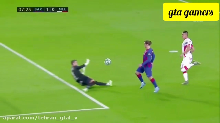 خلاصه بازی بارسلونا 5 2 مایورک...