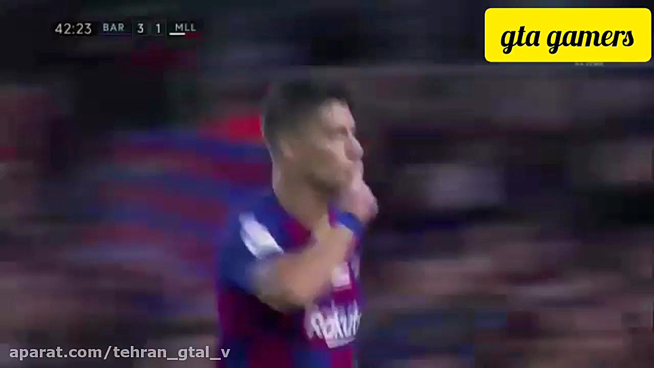 خلاصه بازی بارسلونا 5 2 مایورک...