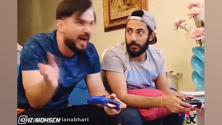 از بهترین کلیپ های بامزه محسن...