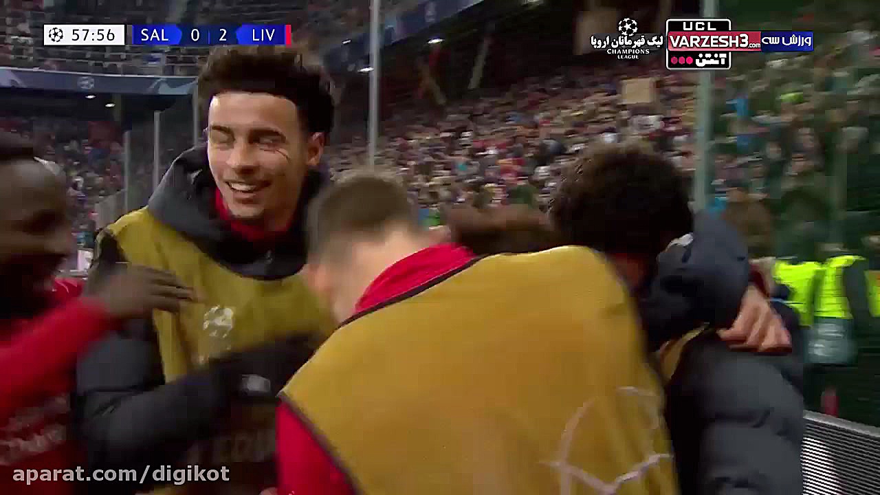 سوپر گل زاویه بسته صلاح به سال...