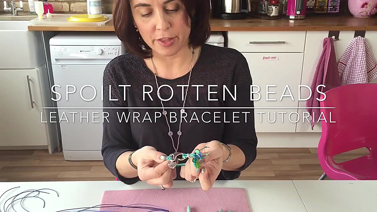 چرم دوزی  آموزش ساخت دستبند چر...