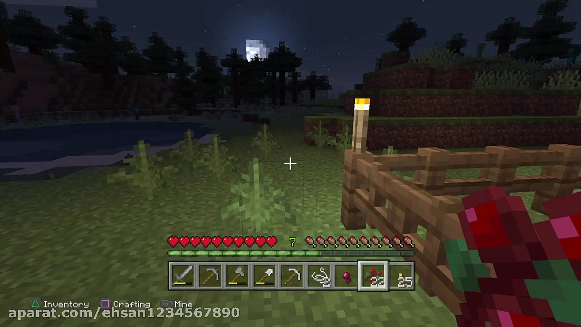 گیم پلی از بازی ماین کرافت سرو...