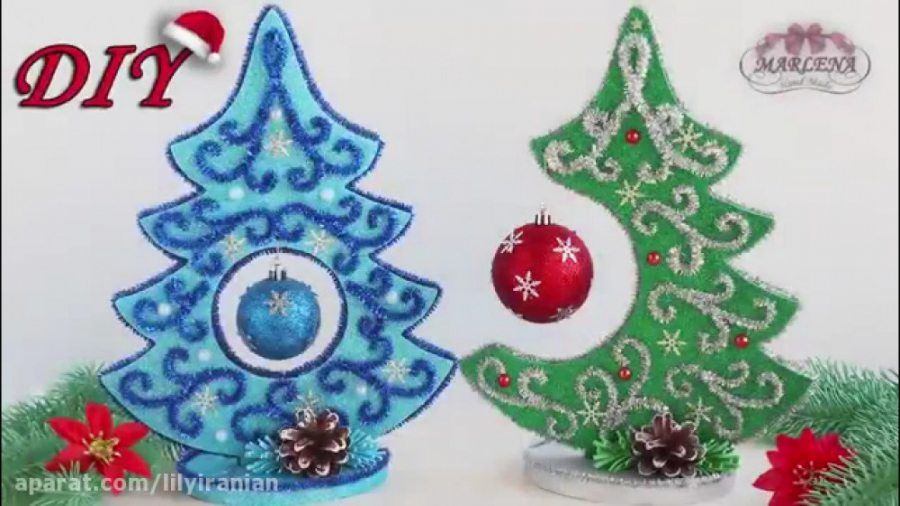 ساخت درخت کریسمس