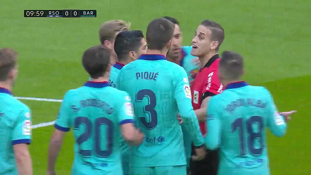 خلاصه بازی؛ سوسیداد ۲ ۲ بارسا