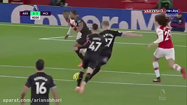 گل سوم منچسترسیتی به آرسنال (د...