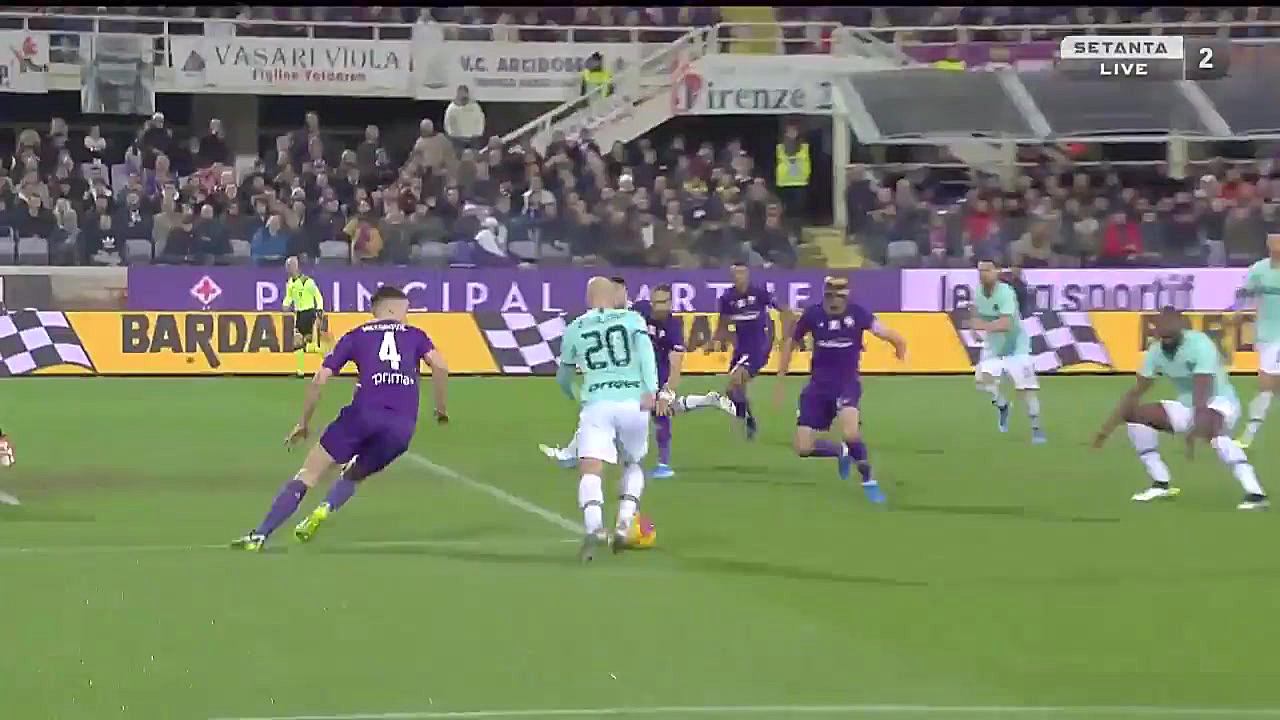 خلاصه بازی فیورنتینا 1  اینترم...