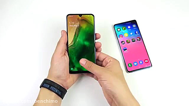 مقایسه سرعت گلکسی A50 و گلکسی...