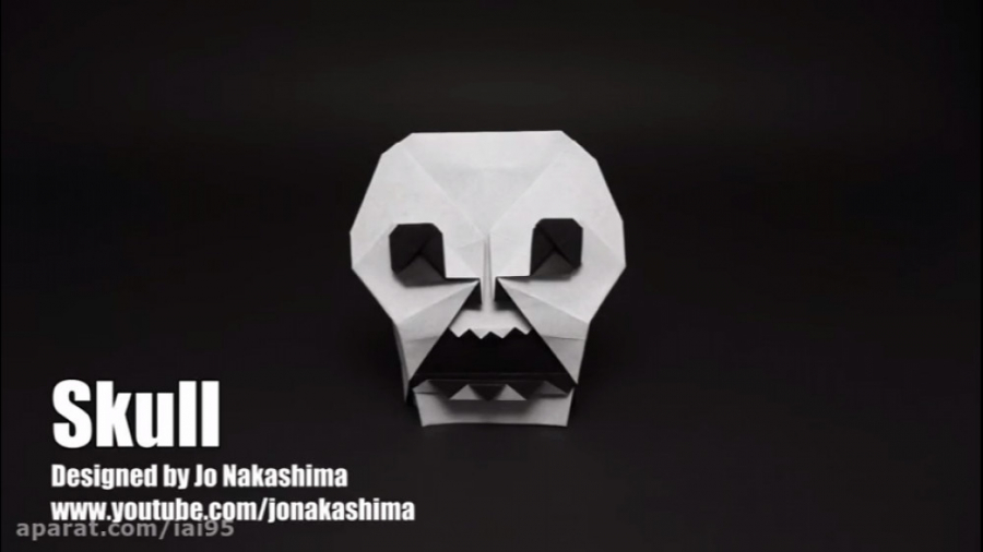 آموزش اریگامی جمجمه