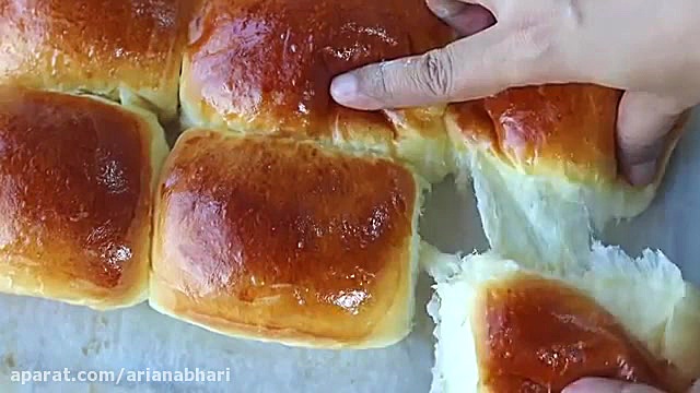 لذت آشپزی  دستور پخت نان شیری