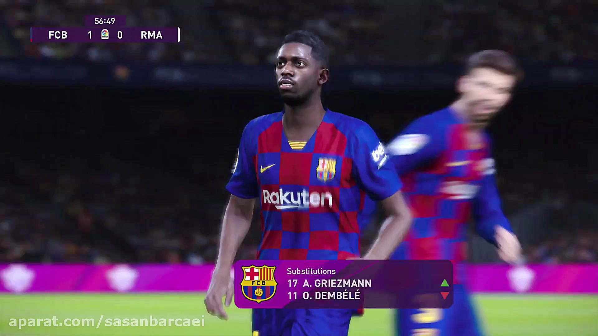 جدال بارسلونا و رئال مادرید از...